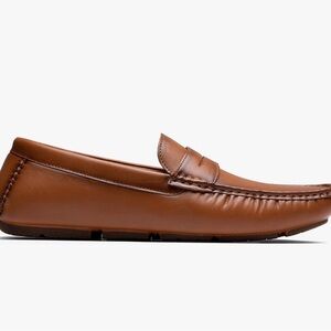 Jouer Men's Brown Leather Loafers new size  9.5